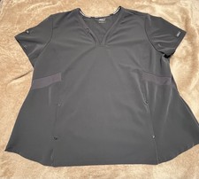 Genuine Dickies Women  s Stretch Twill V-Neck Scrub Top, 3xl