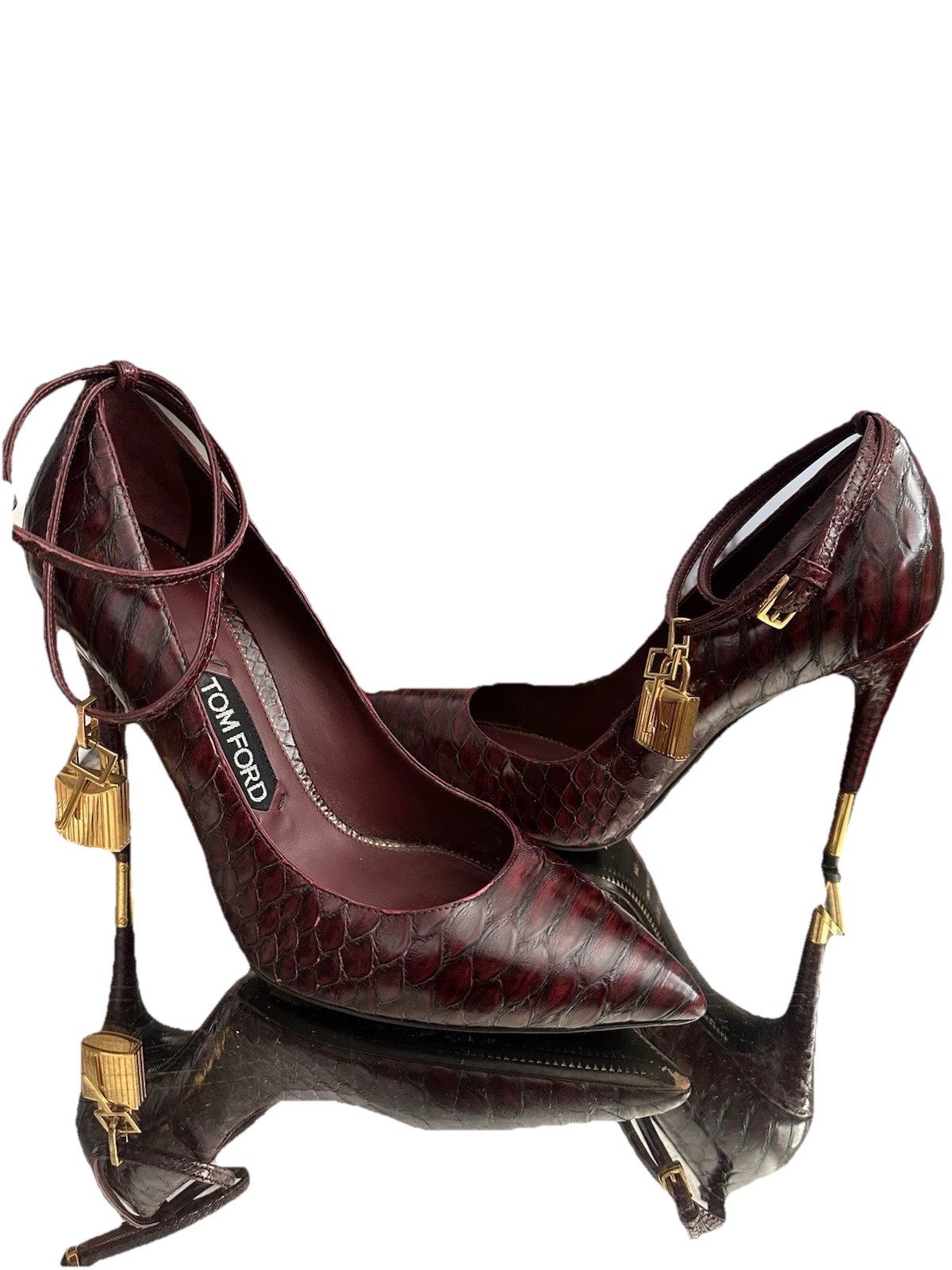 Tom Ford Python Pumps Size 39.5 - image 1