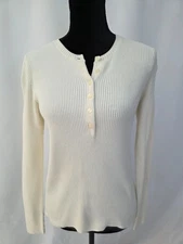 Moda International ivory women top size L              T988