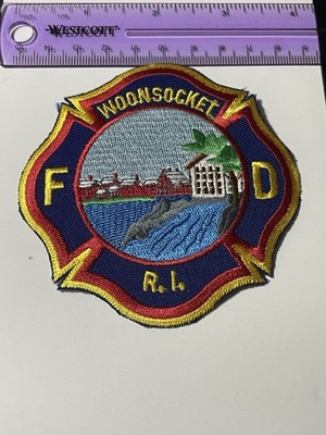 Woonsocket Fire Dept Rhode Island Providence County Patch I41  
