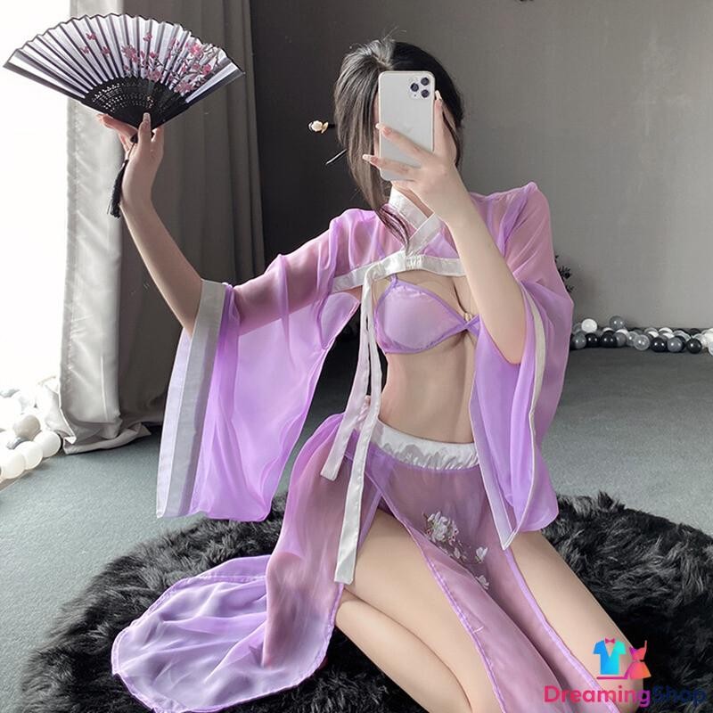 Lencería Sexy Juegos con disfraces Traje Tradicional Chino Ropa Interior Vestido de Hadas Prendas para dormir
