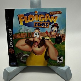 Floigan Bros.: Episode 1 (Sega Dreamcast, 2001) Replace Case Tested Authentic