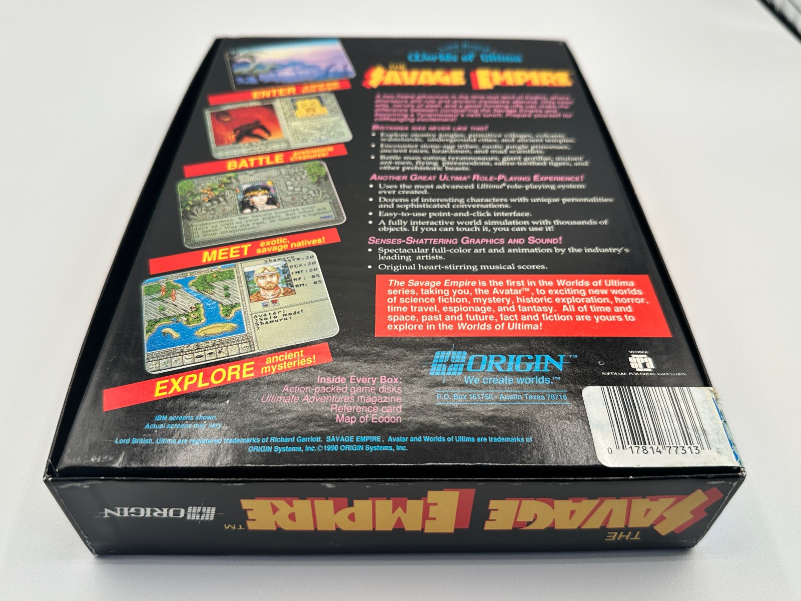 Worlds of Ultima Savage Empire Collectors Edition Signed by Lord British IBM PC