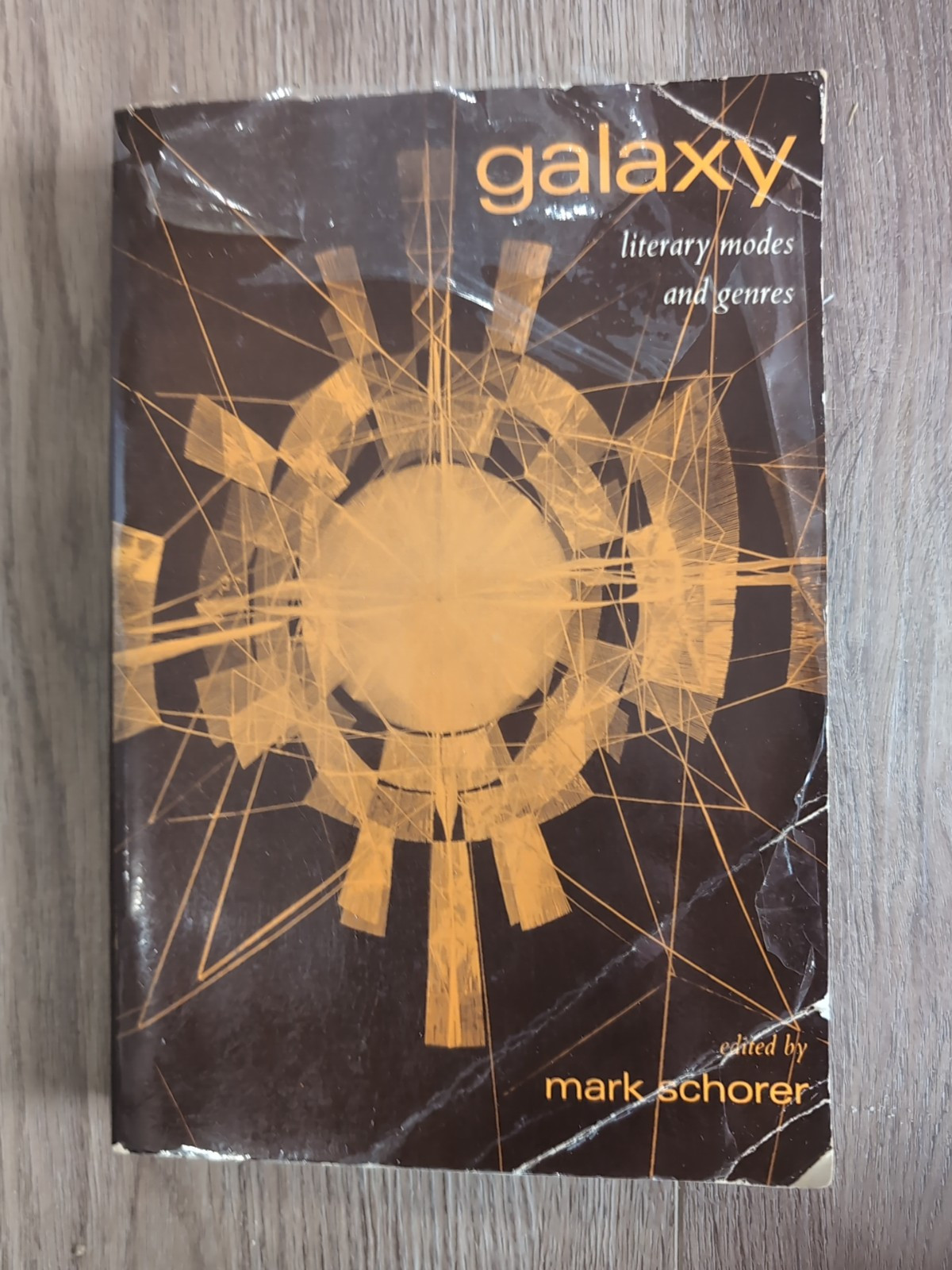 Mark Schorer Galaxy Literary Modes and Genres (1967 pb) stories and poems