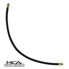 OEM BOSS SNOW PLOW HOSE STRAIGHT BLADE ANGLE 3/8" X 34" 3/8"MP X 1/4"MP HYD01810