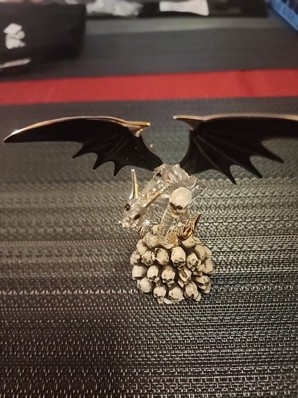 Glass Baron Skull Crusher Dragon D4 888-SC Plus 1 Missing It's Ball