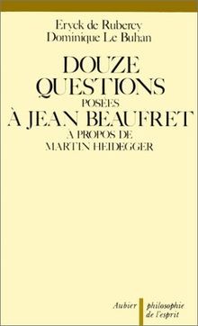 Douze questions posées à Jean Beaufret à propos de Marti... | Buch | Zustand gut