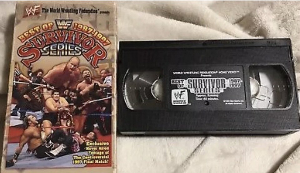 WWF Wrestling The Best of the Survivor Series 19871997 VHS 1998 eBay