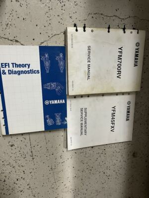2005 2006 2007 Yamaha YFM700RV YFM45FXV Service Shop Repair Manual Set W Supple