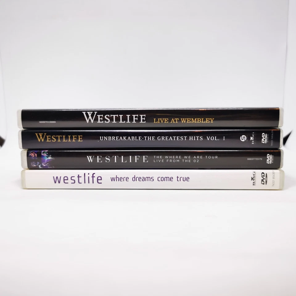 Lote a granel de DVD WESTLIFE - Irrompible en vivo en Wembley donde los sueños se hacen realidad etc. Foto 2 de 4