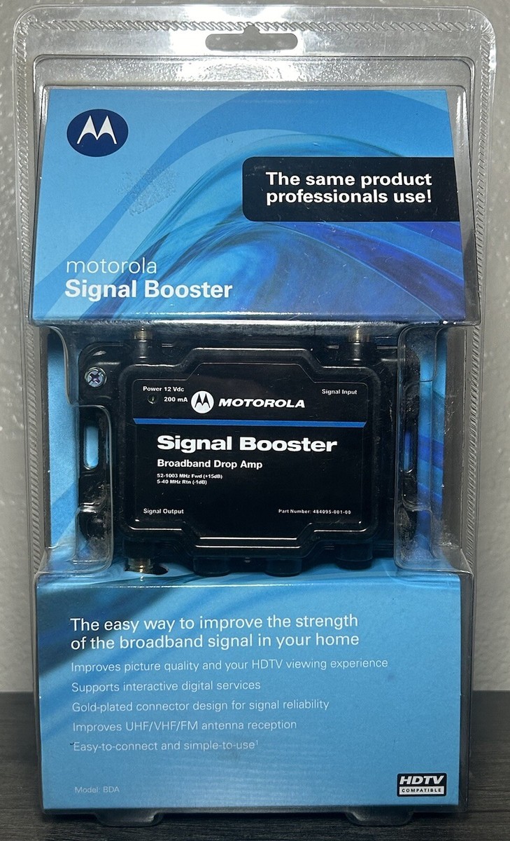*NEW* Motorola Signal Booster Model: RDA 484095-001-00 *Factory Sealed*