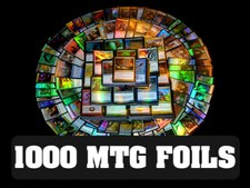 MTG 1000 FOILS ASSORTED CARD LOT MAGIC: THE GATHERING - FOILS ONLY