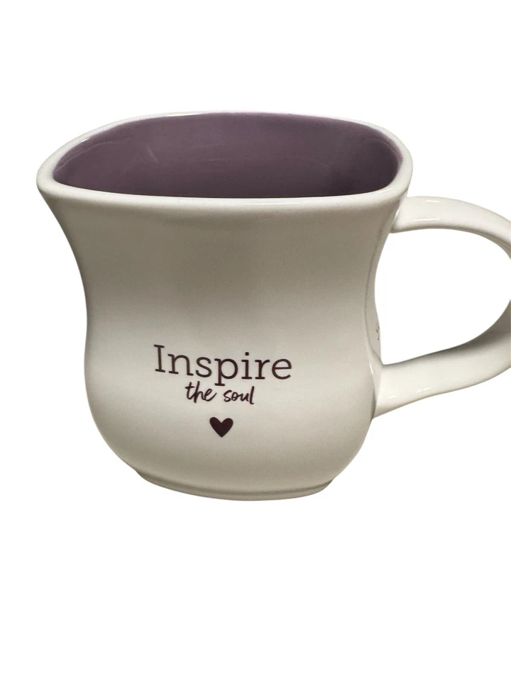 Taza curva clásica SCENTSY taza de café púrpura nueva sin caja Foto 3 de 4