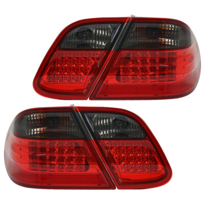 LED Rückleuchten Set für Mercedes CLK W208 Bj. 1997-2002 Rot/Smoke