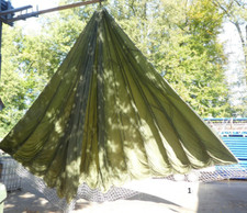 1x Lastenfallschirm Fallschirm Sonnenschirm Sonnensegel ca. 10m  ex Bundeswehr