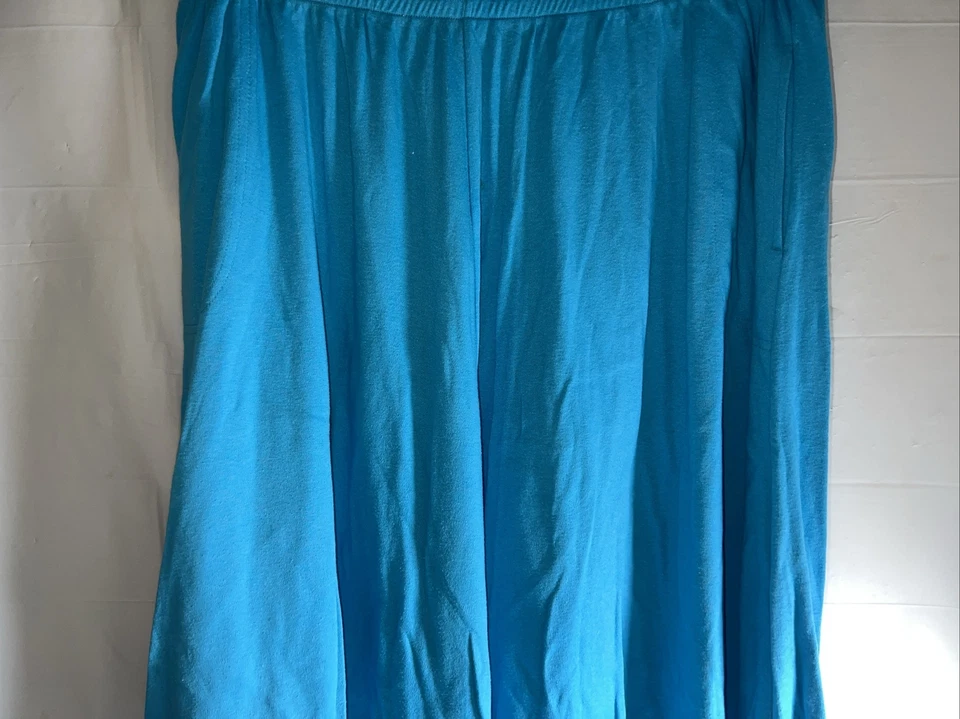 Falda Koret Vintage Mujer Talla 26W Azul Hecha en EE. UU. Foto 4 de 4
