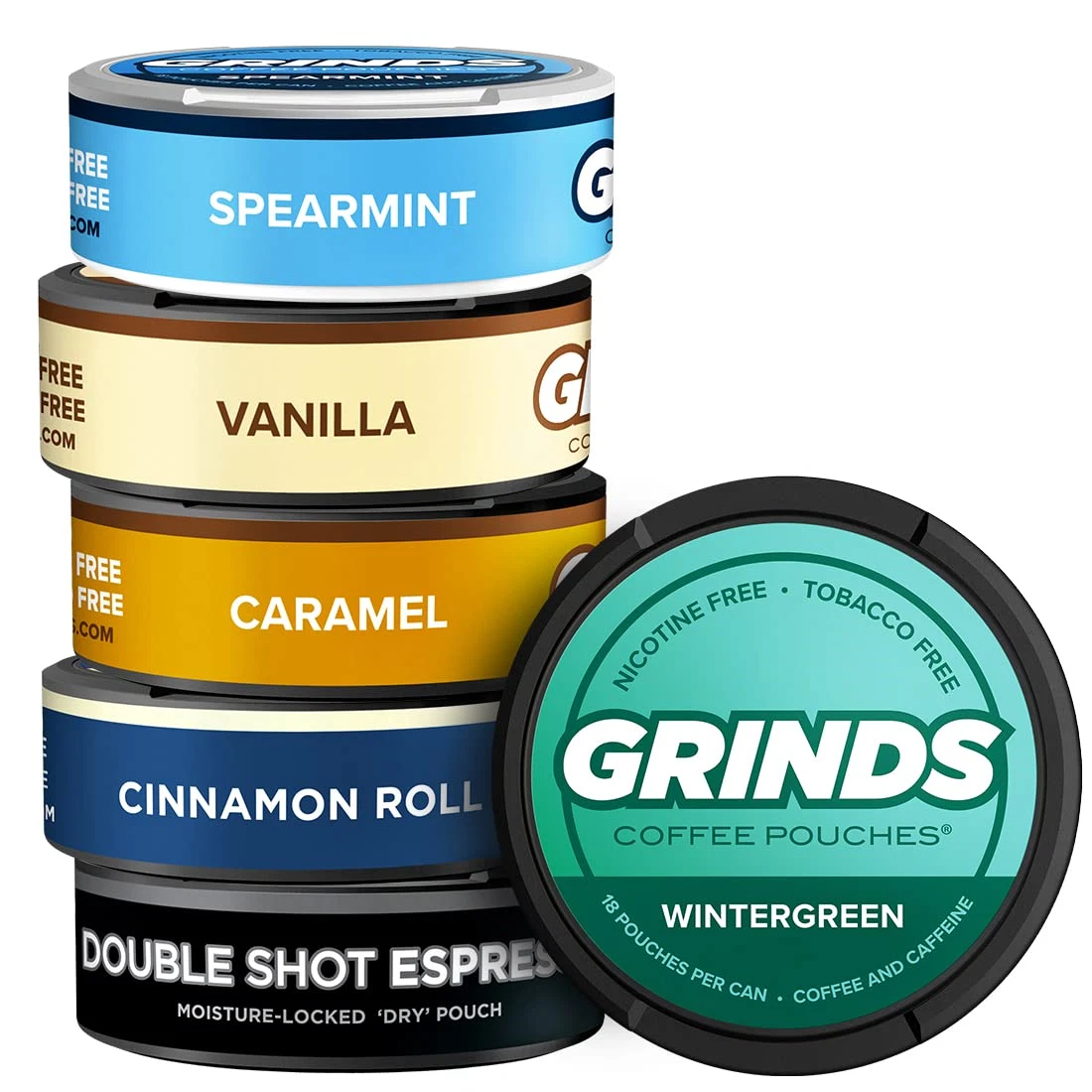 Coffee & Tobacco Alternative, Grinds Coffee Pouches