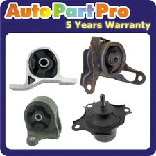 For Honda Civic 1.7L 01-05 Engine Motor & Auto CVT Transmission Mount Set 4PCS