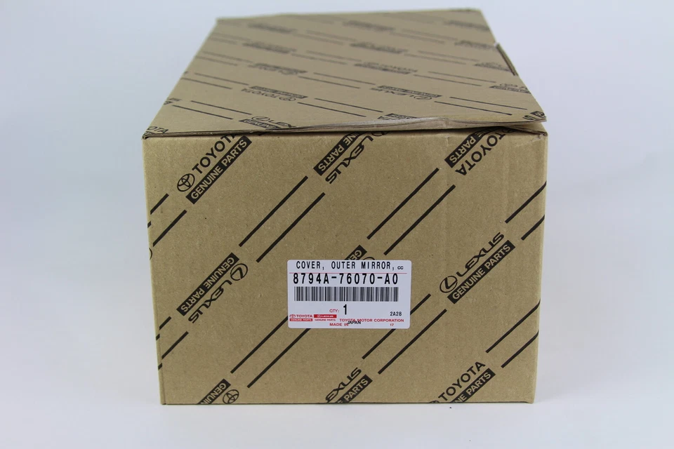 CAPA DE ESPELHO EXTERNO DO LADO DO MOTORISTA FRONTAL GENUÍNA LEXUS ES300h 077 fabricante de equipamento original 8794a-76070-a0 - Imagem 3 de 3