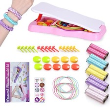 New DIY Bracelet Making Kit for Kids, Craft Toys for Girls Ages 6-12 