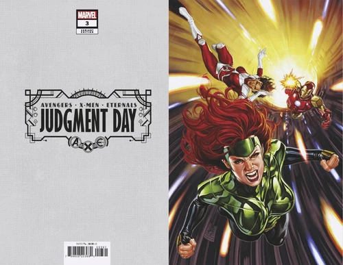 AXE JUDGMENT DAY #3 1:100 BROOKS VIRGIN VARIANT 081223 xs2
