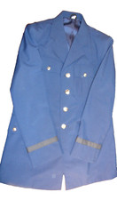 4 BUTTON MENS JACKET COAT UNIFORM DRESS BLUE OFFICER CADET USAF US AIR FORCE 41L