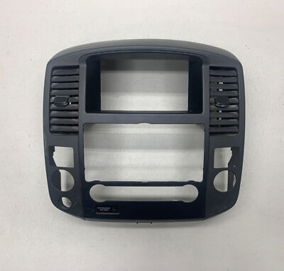 08-12 Nissan Pathfinder Radio Heater Bezel Dash Center Console Middle Vents GRAY
