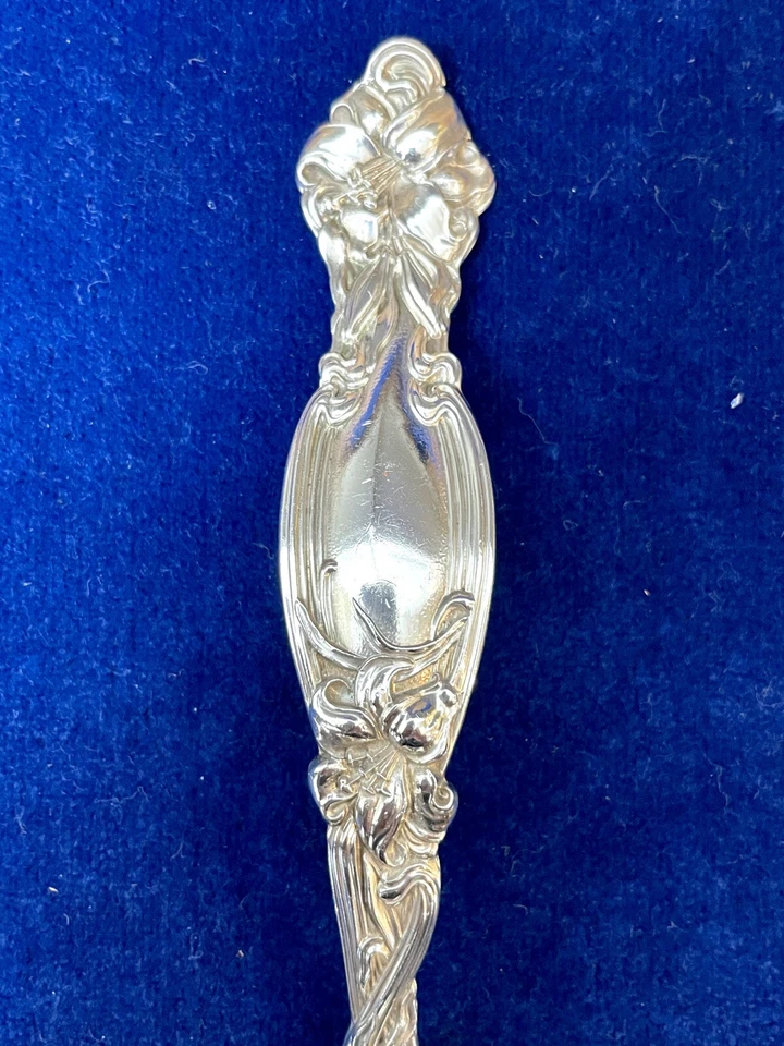 Cucharón de salsa de plata esterlina Frontenac by International lavado en oro 101,5 gramos ml Foto 3 de 4