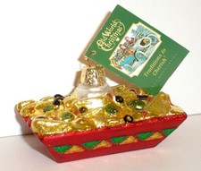 2021 - NACHOS - OLD WORLD CHRISTMAS - GLASS ORNAMENT - NEW W/TAG 32532