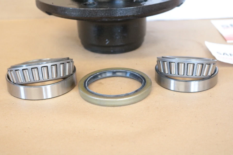 CHEVY GMC K20 V20 K25 DANA 44 CUBO DE RODA DIANTEIRO 3/4 TON 8 LUG COM NOVO SELO DE ROLAMENTOS - Imagem 3 de 4