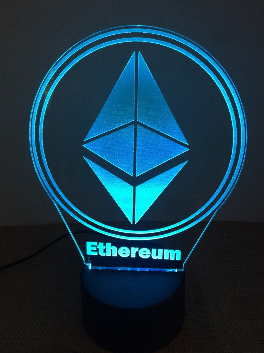 Ethereum Cryptocurrency Sign Led Neon Light Office Game Room Color Changing  W/re | eBay