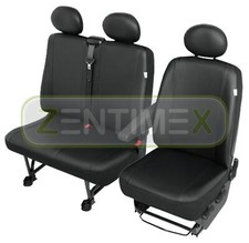 Sitzbezüge Schonbezüge SET QA für Hyundai H-1 H1 Kunstleder schwarz