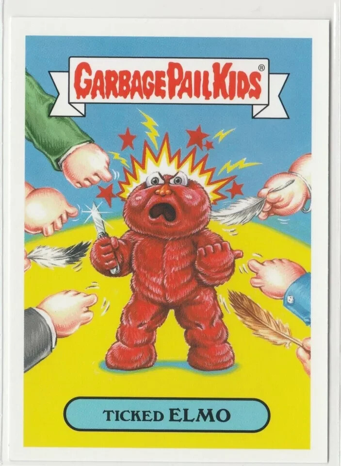 Ticked Elmo #18a Garbage Pail Kids GPK 2019 We Hate the 90s Card