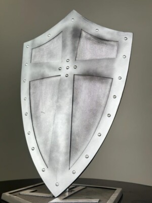 Medieval Knight Cross Templar Shield | Medieval Armor Crusader Shield | Battle K