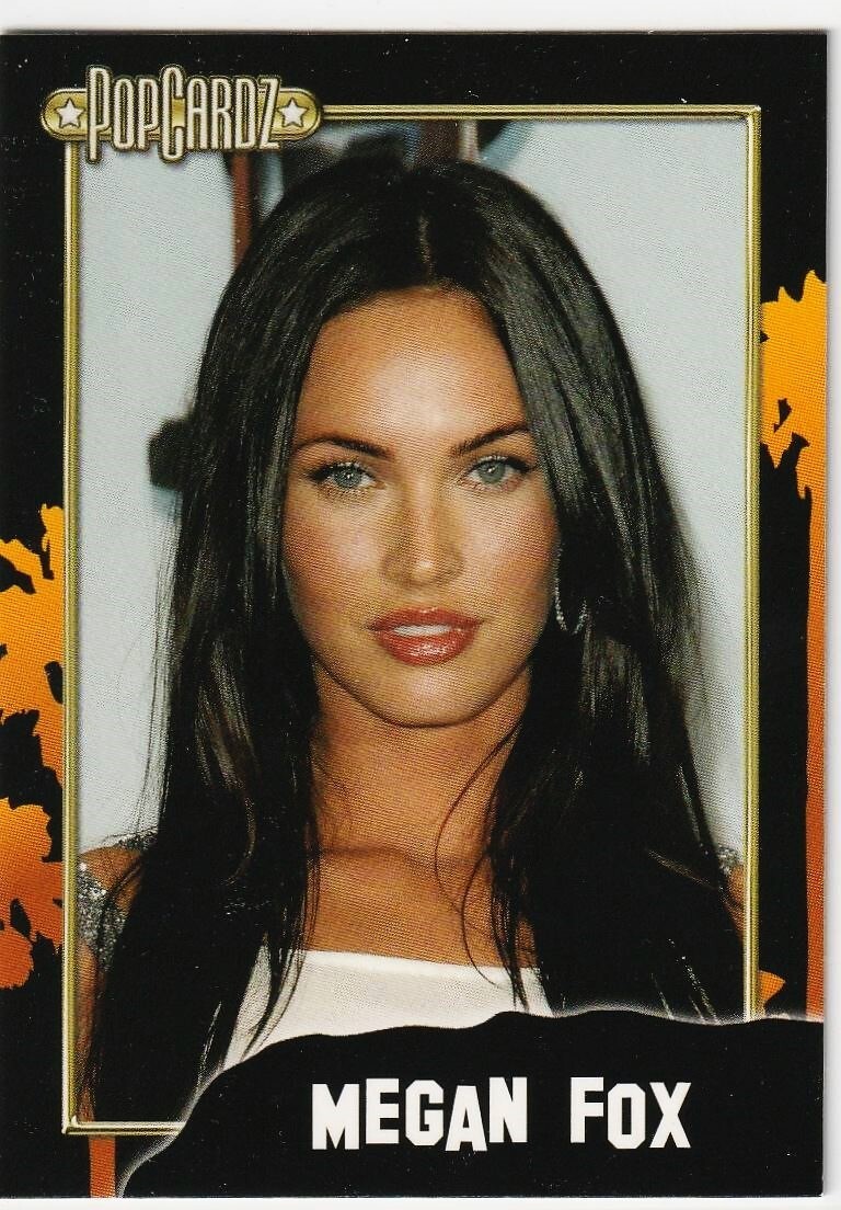 Megan Fox - 2008 PopCardz #24 - CENTERED - SHARP CORNERS 2