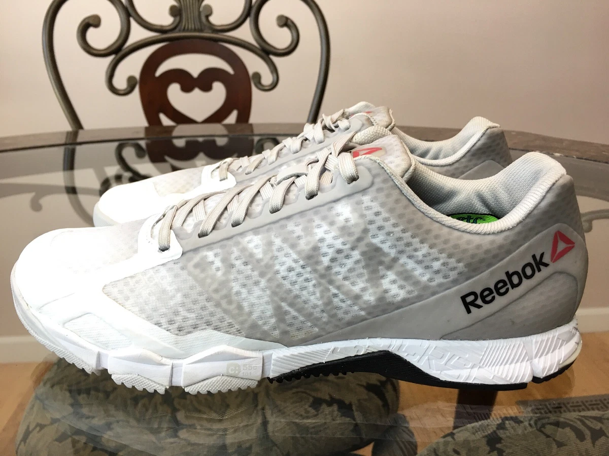 Reebok Crossfit Rope Pro 55c Gray White Sneakers Women Sz 8 03