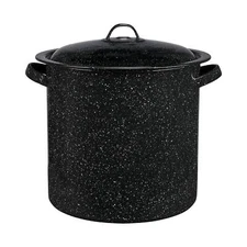 Granite Ware Stock Pot, 15.5 Qt - Speckled Black