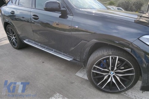 2Pc Running Board fit for BMW X6 G06 2020-2025 Side Step Nerf Bar - Picture 7 of 9