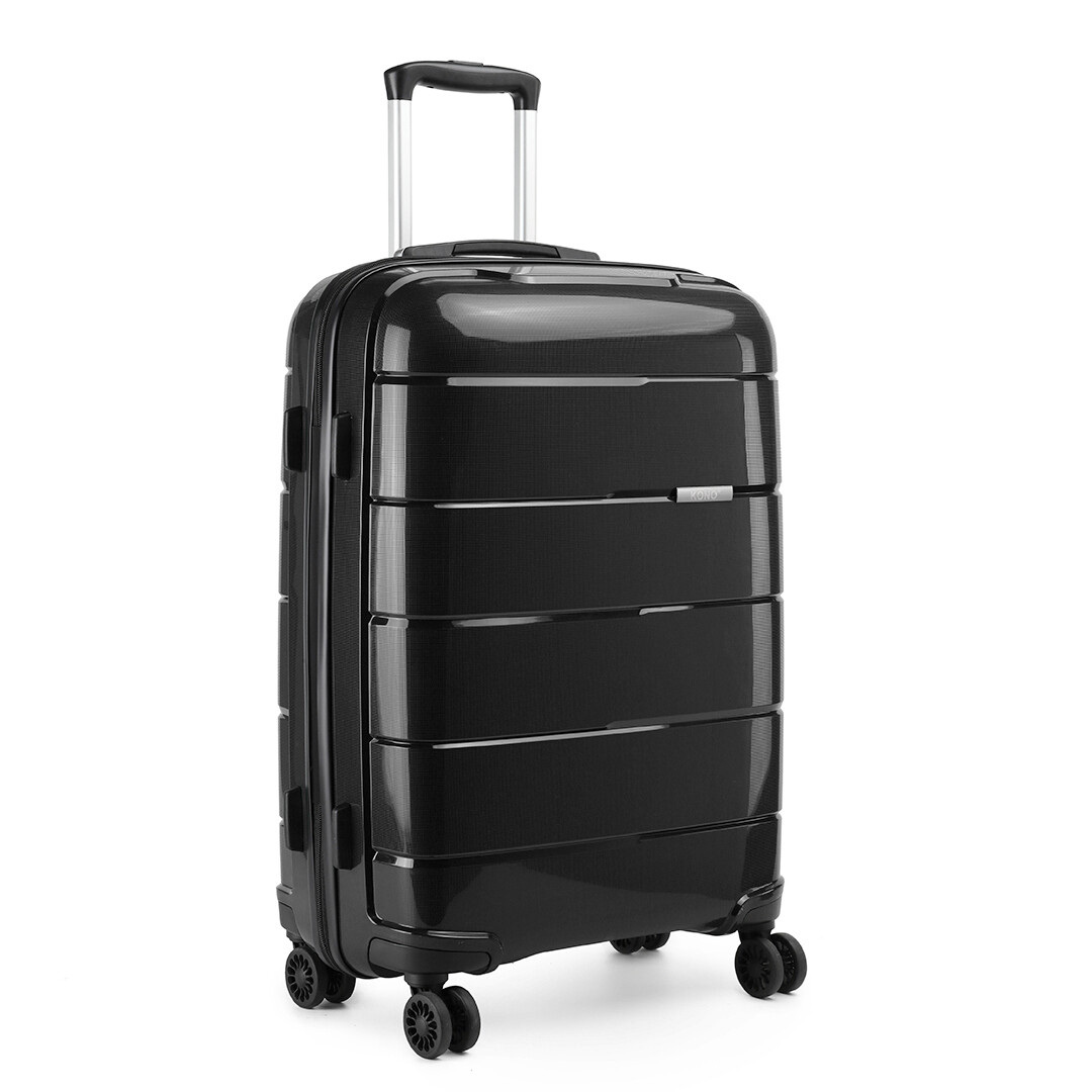 KONO Hardshell Polypropylene Suitcase Trolley Travel Case Hand Cabin