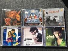 Each CD $40.00 / Aariya Films,Songs,Ilaiyaraja/Srikanth Deva/Yuvan/Sabesh,Murali