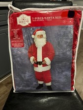 Holiday Time 7-Piece Santa Suit, One Size Fits Most