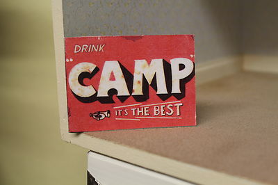 PUPPENHAUS (Blechschild für Lebensmittelgeschäft = Camp