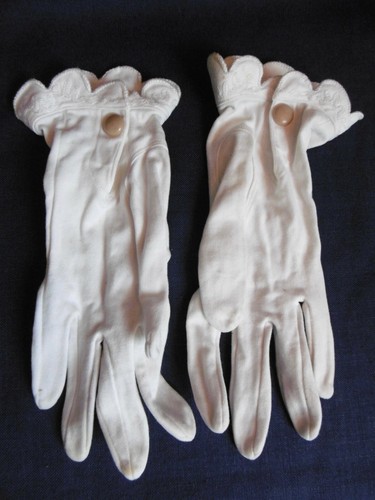 LOT DE 4 PAIRES DE GANTS ANCIENS DONT UNE EN PEAU - VINTAGE - Bild 6 von 10