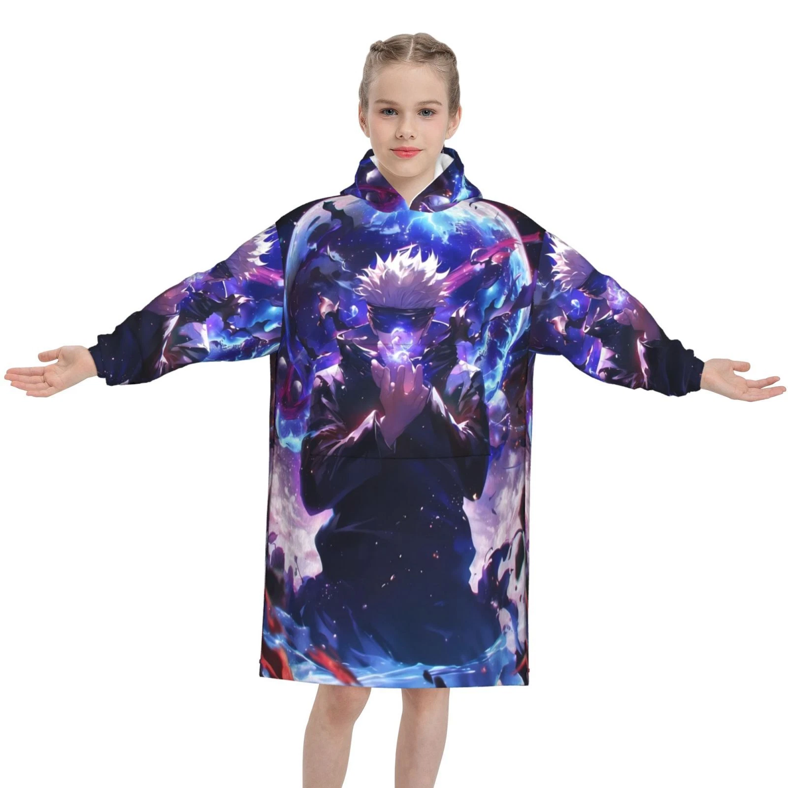 Jujutsu Satoru Gojo Oversized Blanket Hoodie