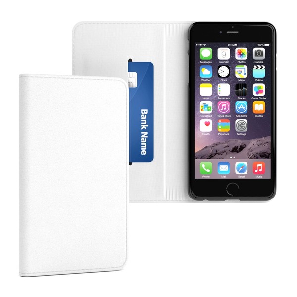 FüR Apple Iphone 6 HüLle Iphone 6S Tasche Wallet Klapptasche Cover Vintage Weiß-image