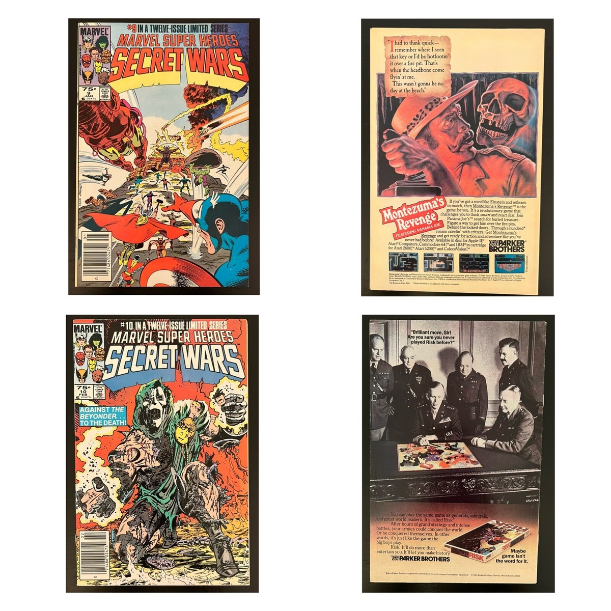 Marvel Super Heroes Secret Wars #1-12 Complete Set-Newsstand-1984