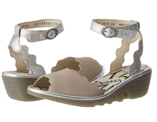 SANDALIAS DE CUÑA FLY LONDON PINE192FLY GRIS/PLATEADO UK 8 EU 41 EE. UU. 10 NUEVAS EN CAJA PRECIO DE VENTA SUGERIDO POR EL FABRICANTE 115 £ - Imagen 8 de 12