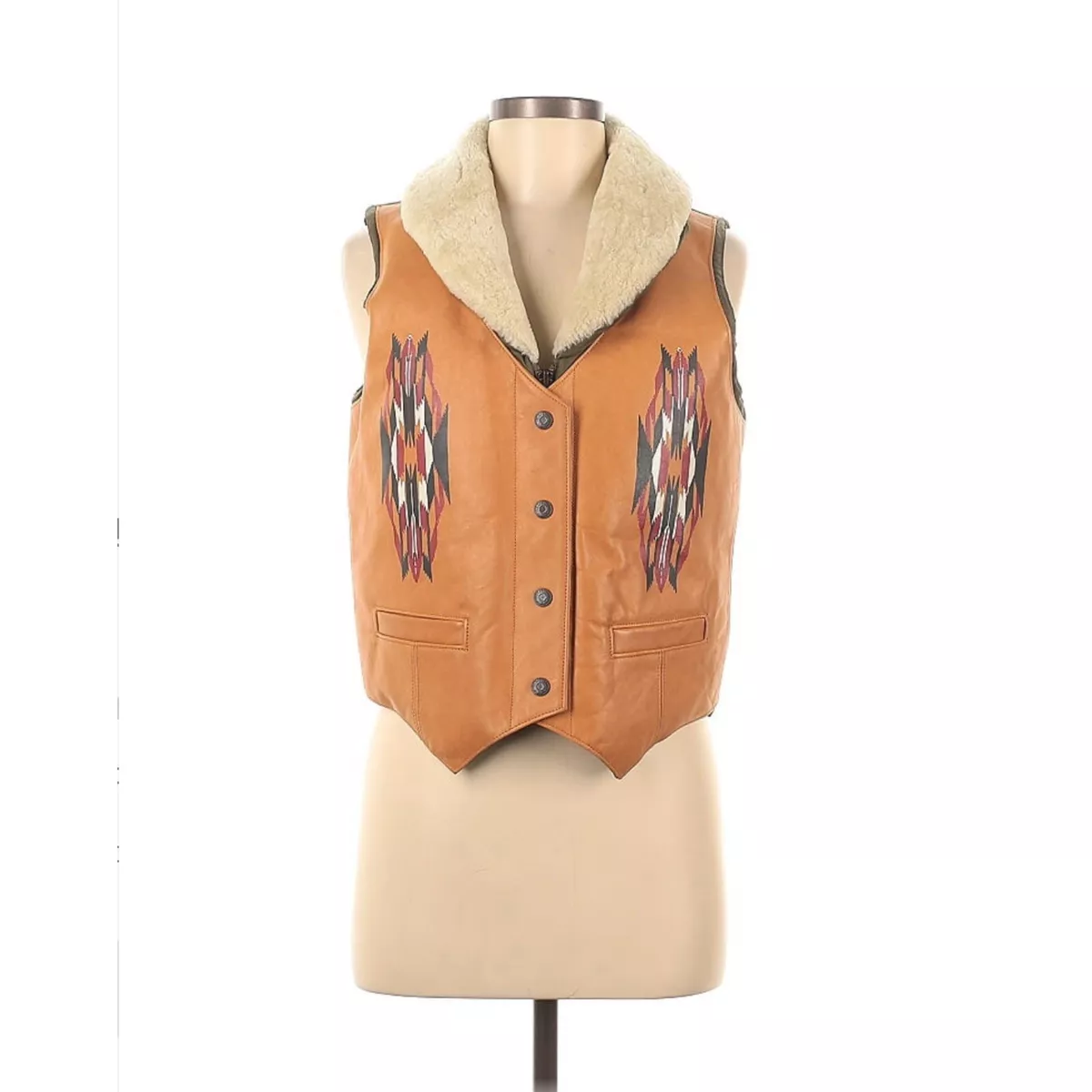 Ralph lauren shearling vest 2025