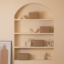 4 Storage Baskets for Organization, Woven Baskets 12.7''L x 9''W x 7.8''H, Jute