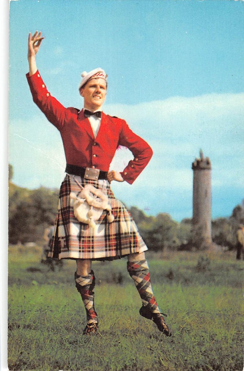 uk9002 highland fling scotland uk music dance folklore costume